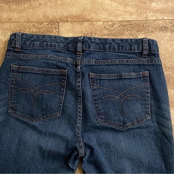 Chaps Women’s Madden Straight Leg Dark Wash Denim Jeans Size 6 - Picture 8 of 11